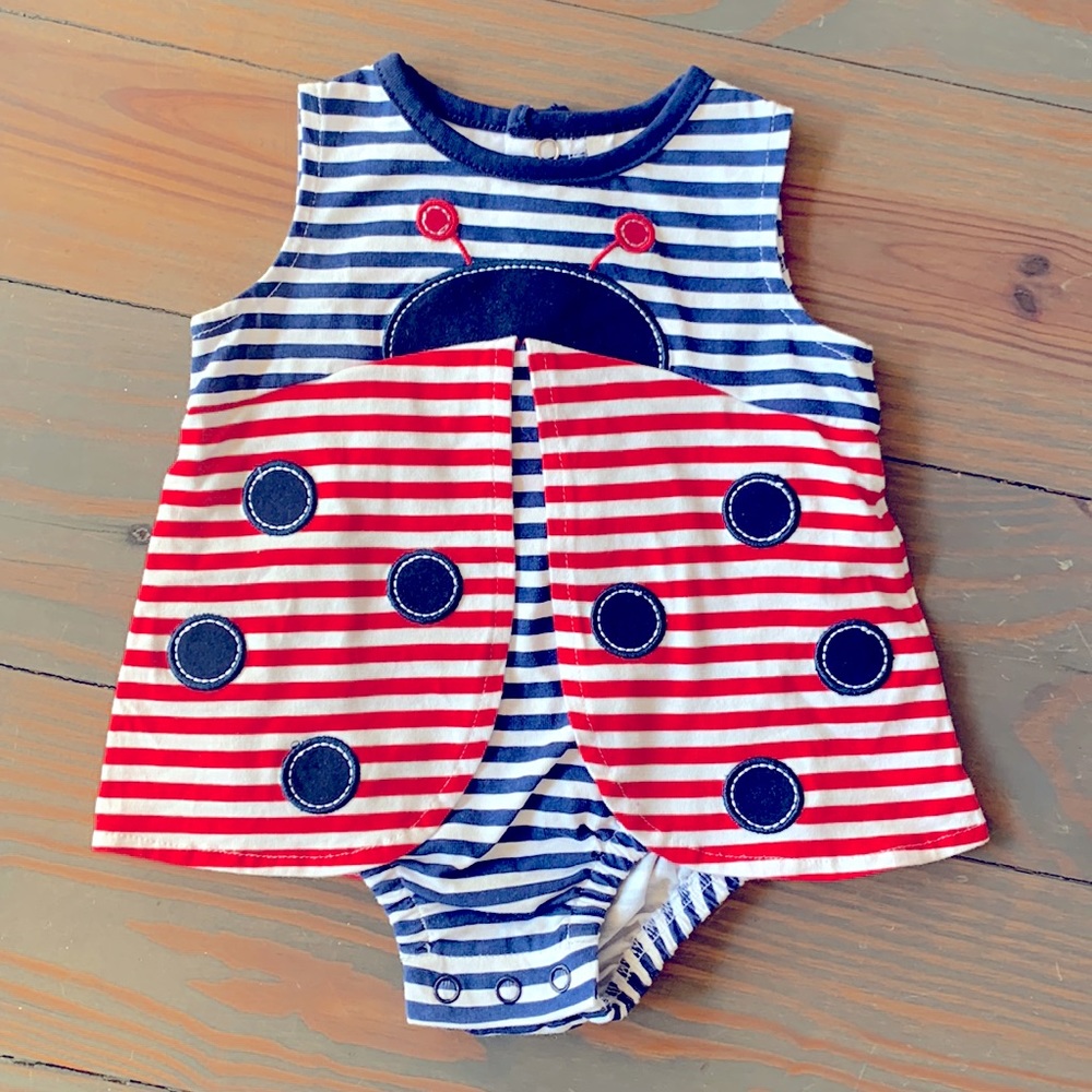 Adorable lady bug outfit